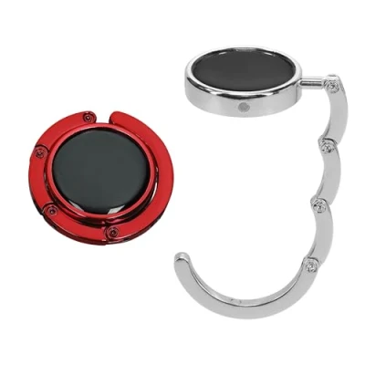 Imagen de kwmobile Ganchos de Bolso para Mesa 2X Colgador portátil con Gancho Abrigos Bolsos Paraguas MAX. 3 kg