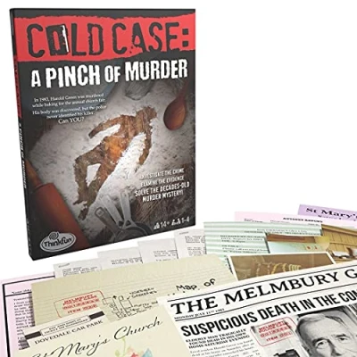 Imagen de Thinkfun Cold Case Files A Pinch of Murder Mystery Game for Adults and Kids Age 14 Years Up