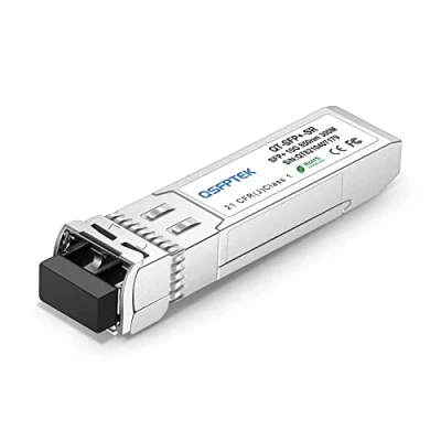 Imagen de QSFPTEK 10G SFP+ módulo 850nm 300M DDM LC Multimodo 10GBASE SR Transceptor para el Intel E10GSFPSR