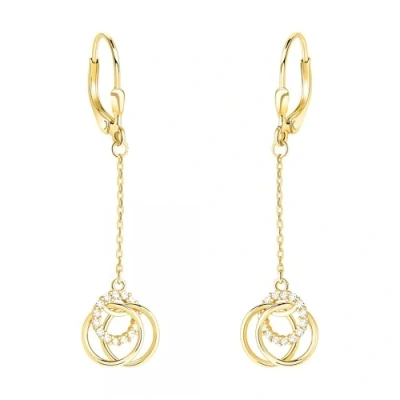 Imagen de SOFIA MILANI Pendientes para Mujeres en Plata de Ley 925 con Circonitas Pendiente Colgante Círculos E2670