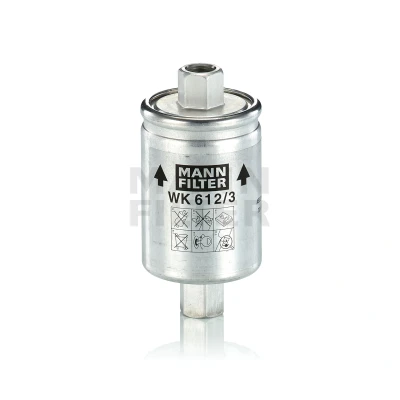 Imagen de MANN FILTER WK 612/3 Filtro Combustible de tubería LAND ROVER: Freelander I SUV, SUV Cabrio, Mini Hatchback, 25 Hatchback