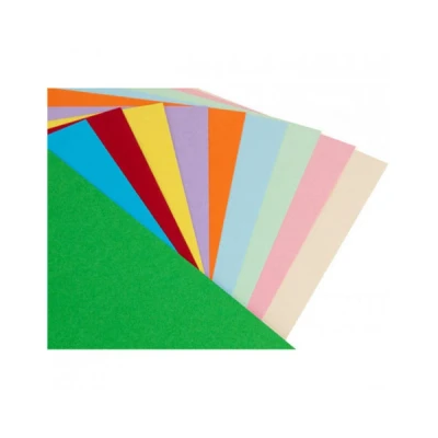 Imagen de Liderpapel PC52 Papel color, A4 80G/M2 10 colores surdidos, Paquete de 100