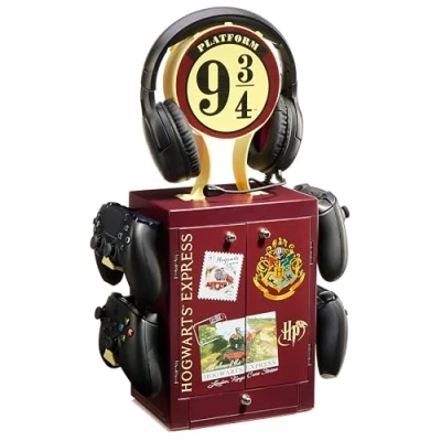 Imagen de Harry Potter Platform 9 ¾ Gaming Locker Official Storage Tower for Games, Controllers, Headphones, and Accessories