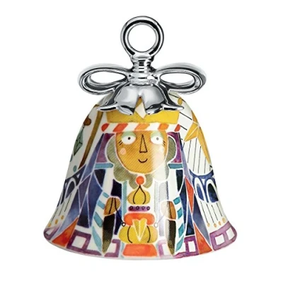 Imagen de Alessi MW40 10 Porcelana decorada navideña, multicolor, 7,2 x 8,5 cm