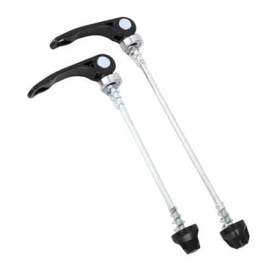Imagen de Keenso 2 * pincho de liberación rápida Bicicleta, Cubo Rueda Delantera y Trasera (Negro)