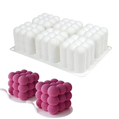 Imagen de Molde de silicona 3D, moldes para postres