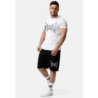 Imagen de Tapout Lifestyle Basic Shorts Pantalones Cortos, Blanco/Negro, 3XL para Hombre