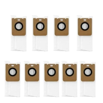 Imagen de Bolsa de polvo repuesto 4 l, compatible con Dreame Bot Z10 Pro/L10 Plus, accesorios for aspiradora robot vaciado automático(9pcs)