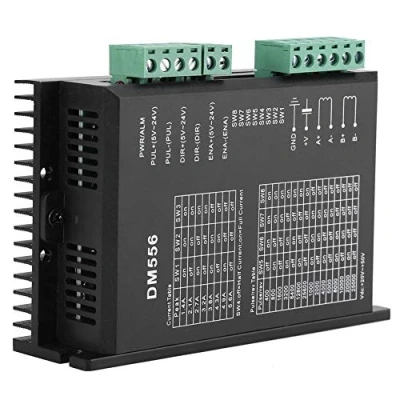 Imagen de Nikou Steeper conductor del motor, DM556 2 fase 24V 50V DC controlador de motor paso a 42/57 Stepping