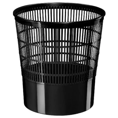 Imagen de Cep 789303 Papelera con Rejilla, 16 l, Color Negro (1002370011)