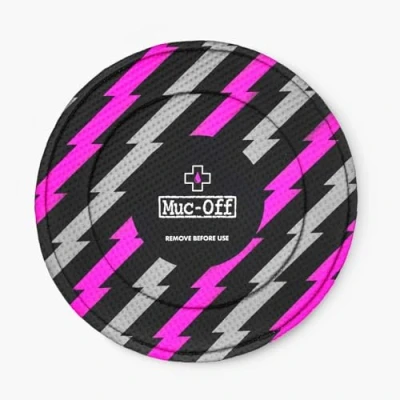 Imagen de Muc Off Cubiertas Modelo Rayo Fundas de Discos Freno para Bicicleta, Set 2 Protectores Frenos Disco Lavables Protege Líquidos y Daños