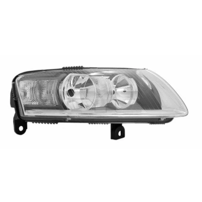 Imagen de TYC 20 0685 05 2 Faros derecha H7, H1 con portalámparas, sin electromotor AUDI: A6 C6 Berlina, Allroad, Avant