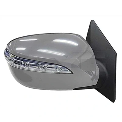 Imagen de Espejo retrovisor Tyc 313 0048 izquierda imprimado para ajuste elect. espejo, convexo, calefactable, abatible eléctricamente HYUNDAI: ix35