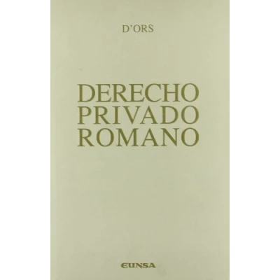 Imagen de Derecho privado romano (Manuales (Universidad de Navarra. Facultad Derecho))