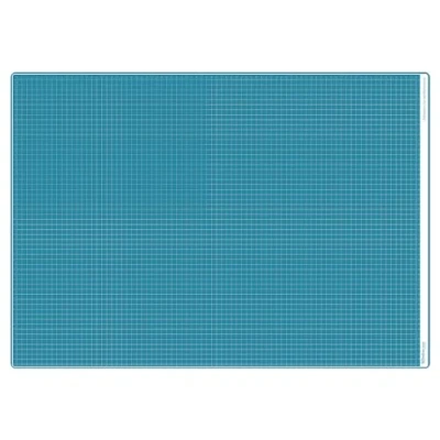 Imagen de Office Box Plancha de Corte Protectora con Grosor 3mm, Auto cicatrizante Cuadrícula y Reglas Impresas, Protector Mesa, Lavable muy Resistente. (Turquesa, A1)