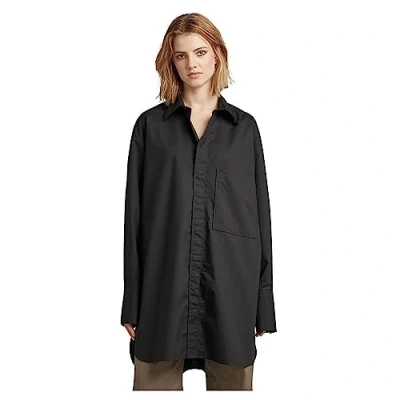 Imagen de G STAR RAW Camisa Oversized Boyfriend para Mujer, Negro (Dk Black D22492 D308 6484), S