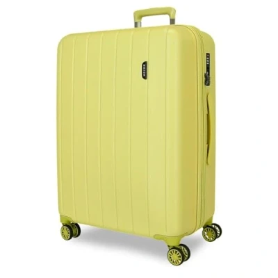 Imagen de Movom Wood Maleta Mediana Verde 44,5x65x27,5 cms Rígida ABS Cierre TSA 72L 3,5 kgs 4 Ruedas Dobles