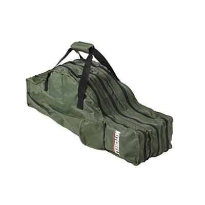 Imagen de Mitchell GT Pro Bolsa de Lona portátil para caña Pescar y Juegos carretes, organizadora Accesorios Pesca, Funda Transporte Verde Almacenamiento Carrete
