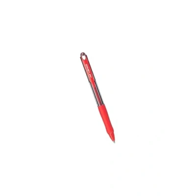Imagen de Uniball Laknock Lote de bolígrafos retractables (12 unidades, recargables, punta mediana), color rojo