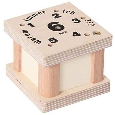 Imagen de Bartl 102809 emocionante Juego de Dados Madera por qué Siempre yo, para Toda la Familia Desde pequeños hasta Grandes.