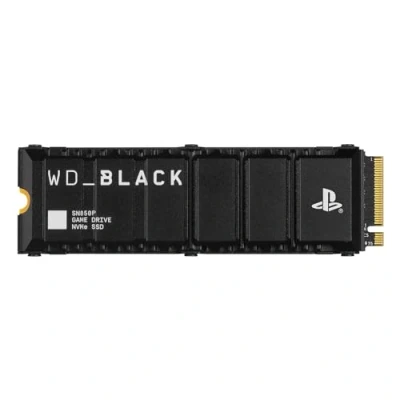Imagen de WD_Black SN850P 4TB, SSD NVMe con Licencia Oficial para Consolas PS5 (SSD Juegos internos; disipador de Calor optimizado; tecnología PCIe Gen4, Lectura hasta 7.300 MB/s, M.2 2280)