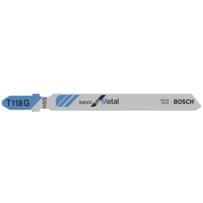 Imagen de Bosch Hoja de sierra calar T 118 G, Azul, 0.5 1.5 mm