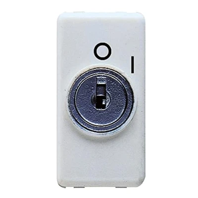 Imagen de Gewiss system Interruptor bipolar 250v 10a con llave