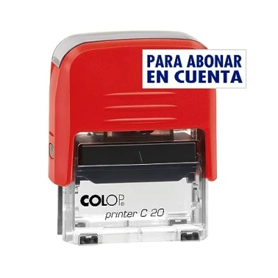 Imagen de Colop SFC20.PR20C.06 Sello printer, fórmula comercial Abono cuenta