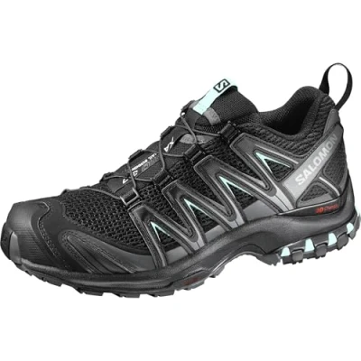 Imagen de Salomon Xa Pro 3d, Zapatos de trail running Mujer, Black/Magnet/Fair Aqua, 38 2/3 EU