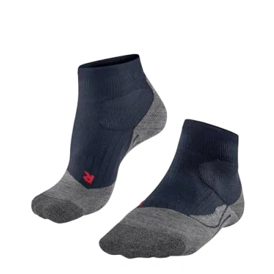 Imagen de FALKE PL2 Short M SSO algodón hilo funcional anti ampollas 1 par, Calcetines de padel Hombre, Azul (Space Blue 6116), 39 41