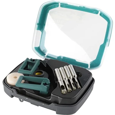 Imagen de wolfcraft Juego de brocas perforación con diamante Ceramic, 5 piezas, 8771000, para la instalación sujeciones grifería y pasamuros cables en azulejos baldosas, diámetro 10 mm