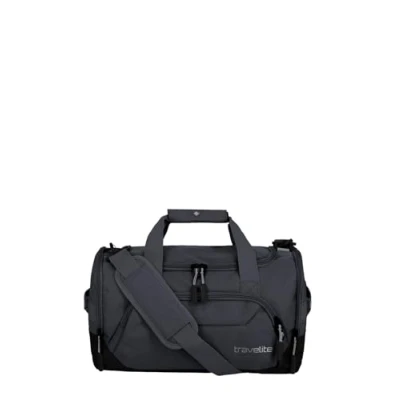 Imagen de travelite Bolsa de Viaje Talla S, Equipaje Mano, Serie Kick Off: práctica pequeña para Vacaciones y Deportes, Gris (D&#039;anthrazit), S (40 cm/23 litros)