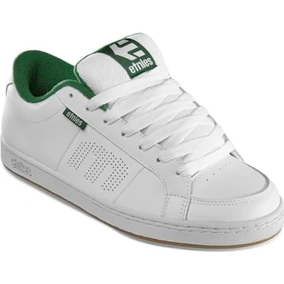 Imagen de Etnies Kingpin, Skate Shoe Unisex Adulto, White/Green, 39 EU
