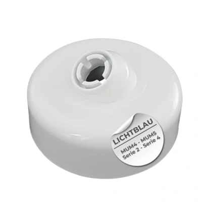 Imagen de Lichtblau separador de masa blanco para gancho amasar robot cocina Bosch 619166 I Rascador repuesto MUM4 MUM5 Recambio procesador comida Accesorio MUM