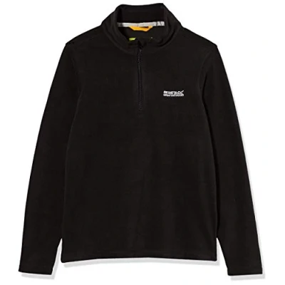 Imagen de Regatta Forro Polar Hot Shot II con Media Cremallera Fleece, Unisex niños, Black/Black, 5 6