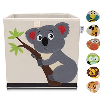 Imagen de Lifeney baul juguetes una práctica caja de almacenamiento para cada cuarto niños infantil (koala beige)
