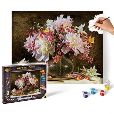 Imagen de Schipper 609130773 &quot;Un ramo de flores y cerezas Pintura por número