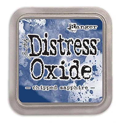 Imagen de Ranger Tim Holtz Distress Oxide Dried Marigold a 2x2 Raised Pad, with Water Reactive Dye Ink Tinta, Naranja, 7,6 x cm