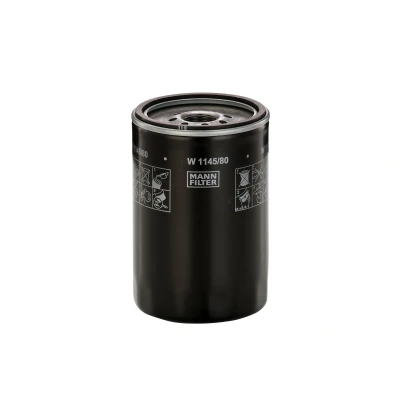 Imagen de MANN FILTER W 1145/80 Filtro de aceite 1 12 UNF 2B con válvula bloqueo retorno enroscable
