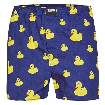 Imagen de Happy Shorts Webboxer Calzoncillos tipo bóxer para hombre, color a elegir, Pato de goma, M
