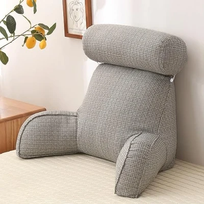 Imagen de XIBANY Cojin de Lectura para Sofa Cama,Almohada Lectura,Cojín Apoyo Lumbar,Cojín Espalda,Se USA apoyar la Espalda y Cintura aliviar presión,29.53x15.75x15.75in