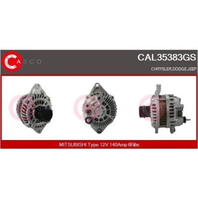 Imagen de CASCO CAL15541GS Alternador 12V 180A AUDI: A4 B8 Avant, Sedán, A6 C7 Sedán
