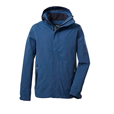 Imagen de killtec Men&#039;s Chaqueta funcional/chaqueta de exterior con capucha cremallera KOS 87 MN JCKT_XENIOS, dark blue, XXL, 39147 000