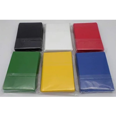 Imagen de docsmagic.de 6 x 60 Mat Card Sleeves Small Size 62 89 Black Blue Green Red White Yellow YGO CFV Mini Fundas