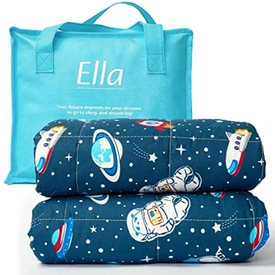 Imagen de Ella Manta con Peso para niños, 3,2 kg 100x150cm Space Print