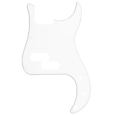 Imagen de Musiclily 13 Agujeros Precision Bass Pickguard Golpeador para Fender American/México Standard Bajo Estilo P, 3 capas Blanco