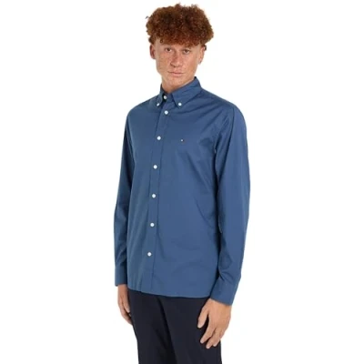Imagen de Tommy Hilfiger FLEX Camisa, Hombre, Talla: XS, Aegean sea