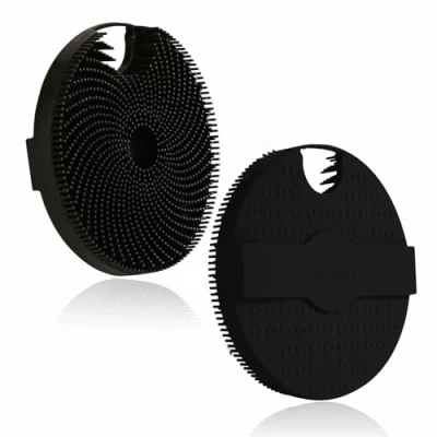 Imagen de HIEERBUS esponja de silicona para el cuerpo, suave exfoliante corporal en la ducha, con cerdas fáciles espuma, larga duración y más higiénico que lufa ducha tradicional, 1