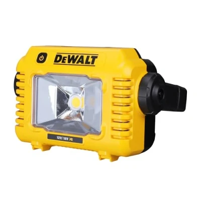Imagen de DEWALT DCL077 XJ Luz LED Compacta XR 18V/12V, 3 Niveles de Brillo, Mango Multi Posición, Compatible con Baterías 12V, 18V y 54V, Sin Batería ni Cargador