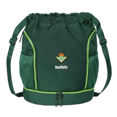 Imagen de REAL BETIS BALOMPIÉ Mochila Saco, Mochila, Ideal para Niños de Diferentes Edades, Cómoda y Versátil, Calidad Resistencia, 34x15x43 cm, Color Verde
